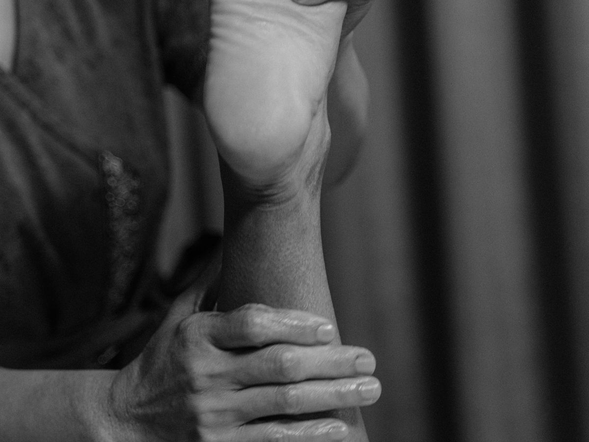 Massage des pieds et des chevilles